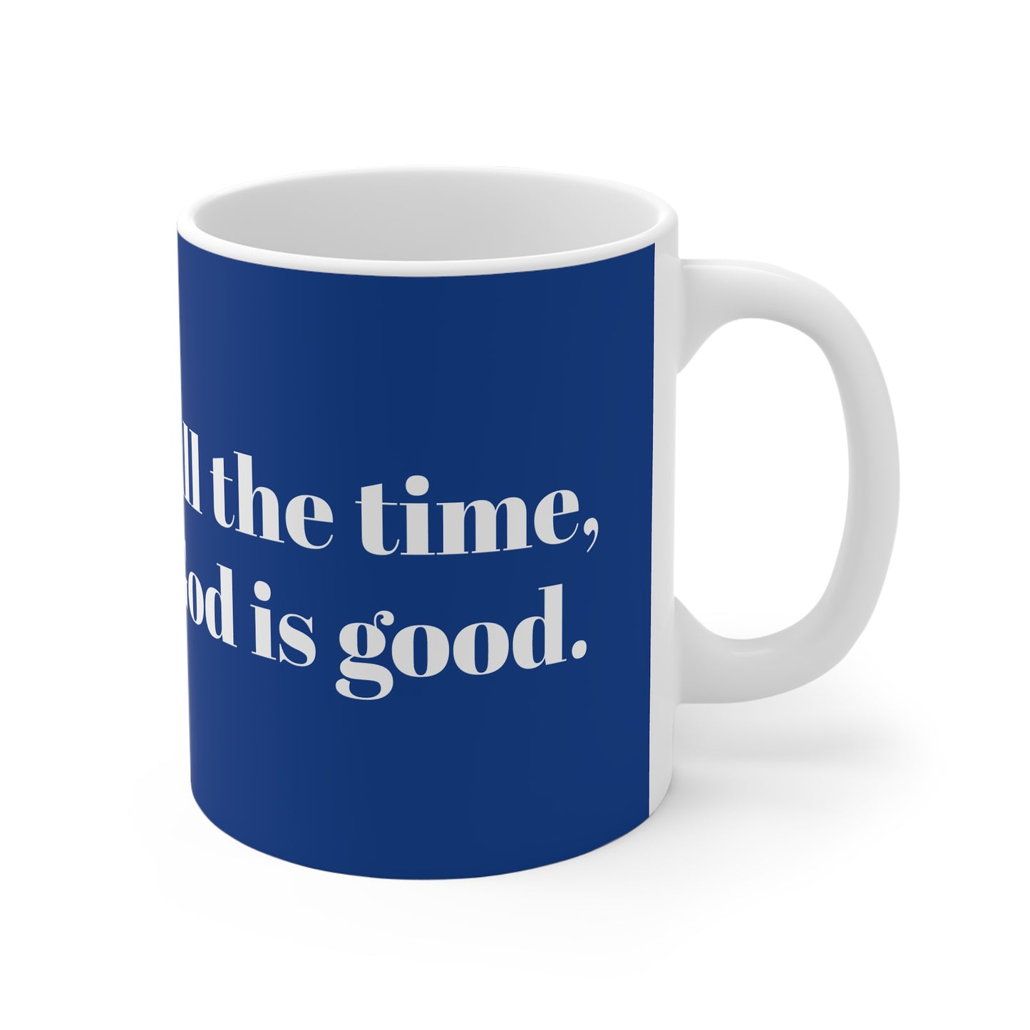 Inspirational Mug - Motivational Gift for Faith Lovers, God is Good Design, Christian Decor, Perfect for Gifting - Journey with Jazzy