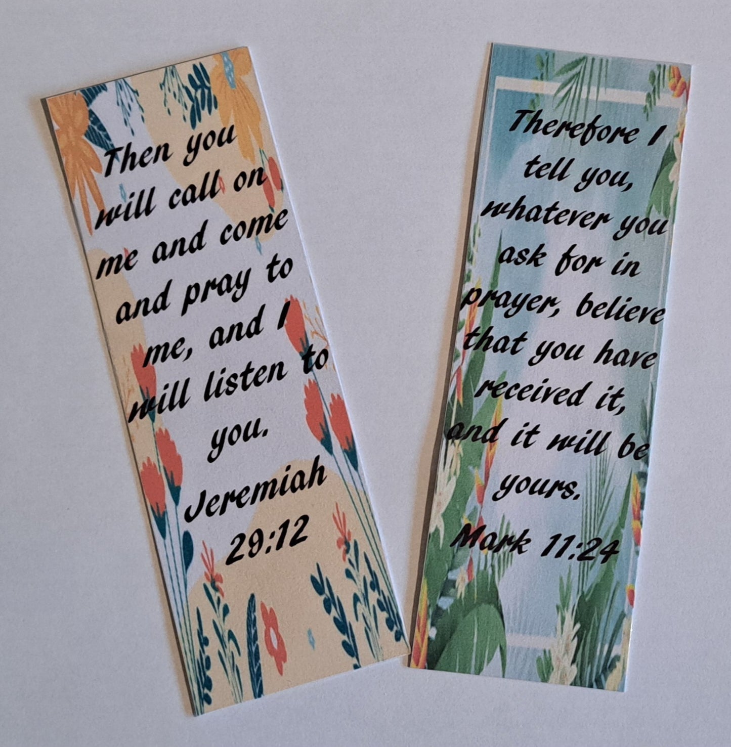 Prayer Bible Verse Bookmarks (Set of 3) - Journey with Jazzy