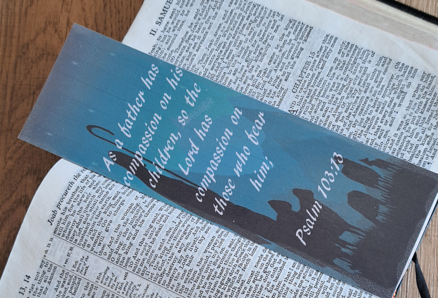Christian Father's Day Bookmarks | Printable Scripture Gifts - Journey with Jazzy