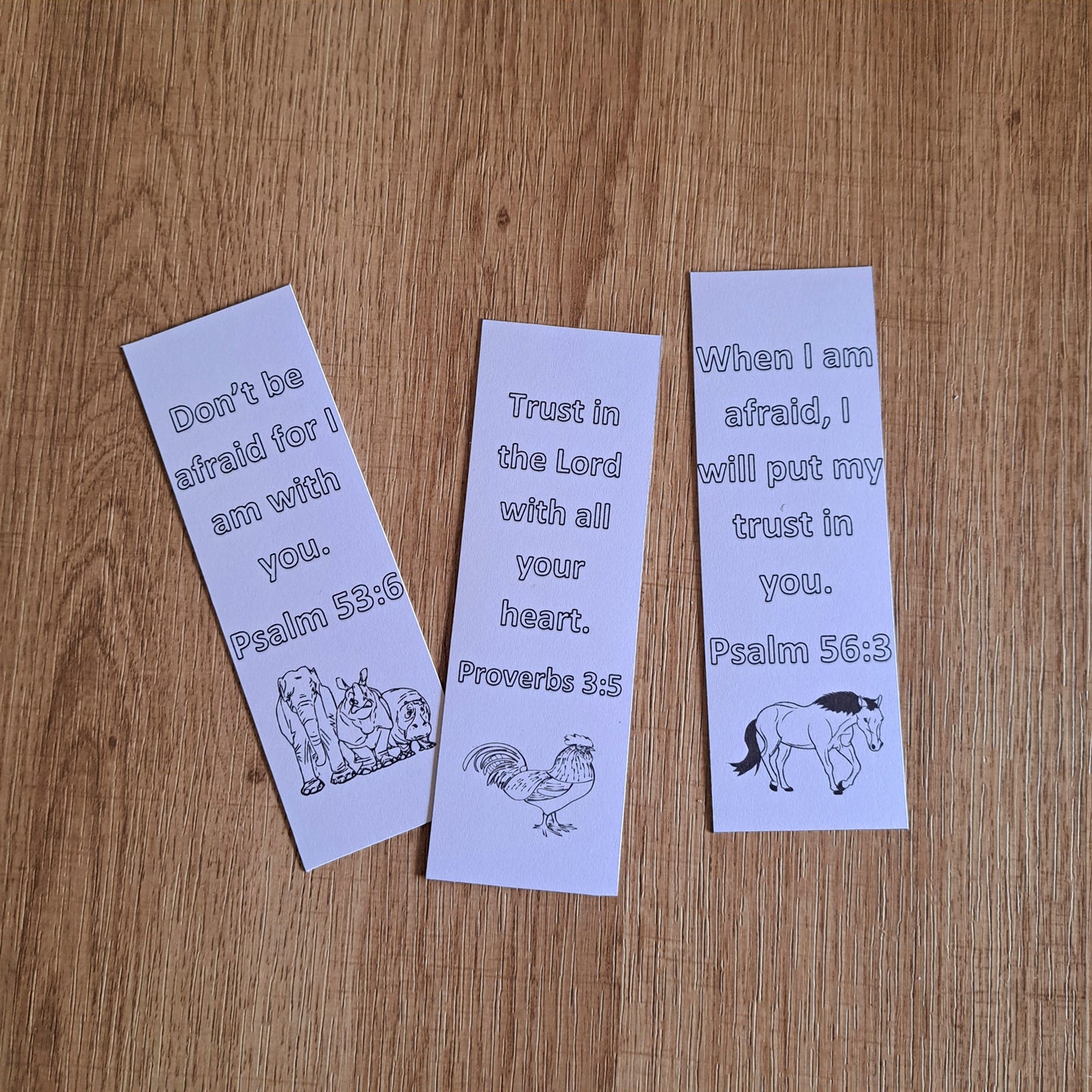 Inspirational Bible Verse Coloring Bookmarks for Kids – Set of 3 Printable Designs - Journey with Jazzy