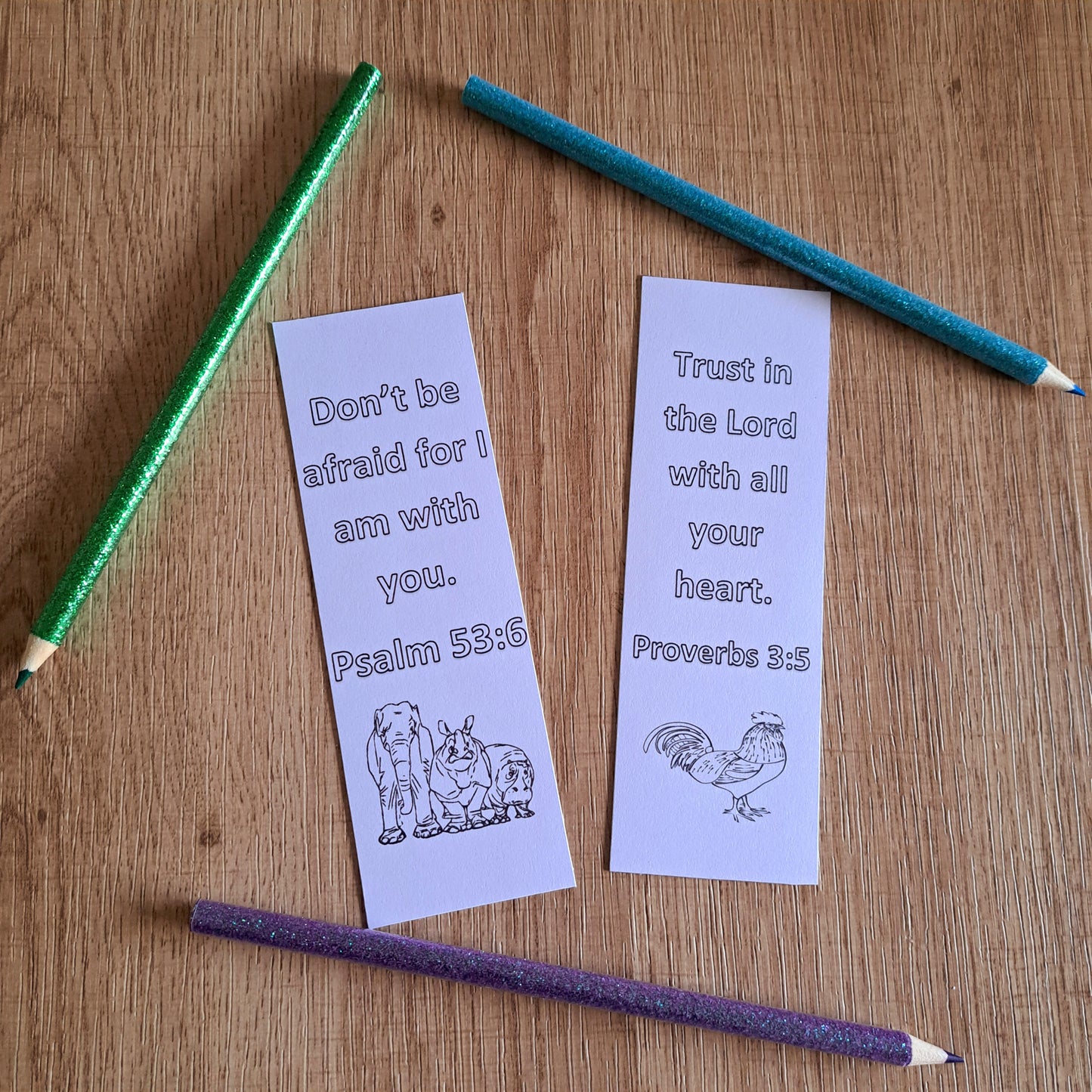 Inspirational Bible Verse Coloring Bookmarks for Kids – Set of 3 Printable Designs - Journey with Jazzy