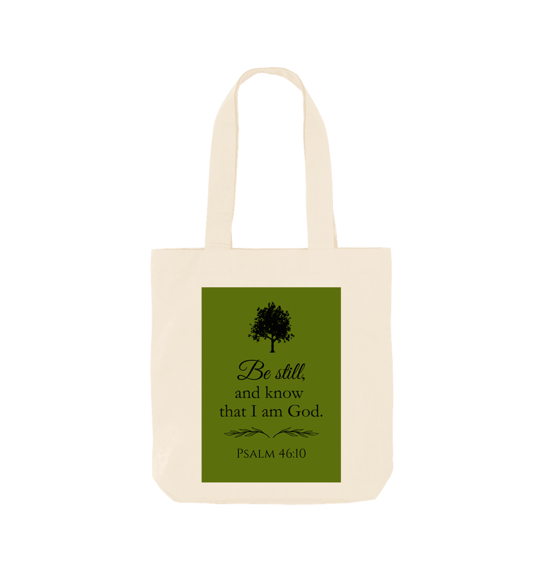 Natural Printed Bag Front