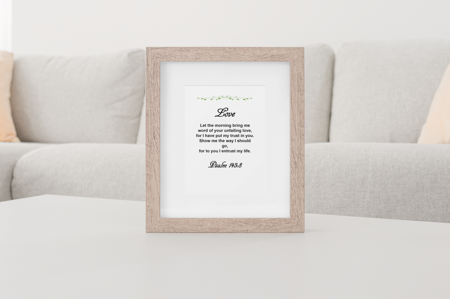 Bible Verse Set of 3 - Love, Joy, Peace, Wall Art - Journey with Jazzy