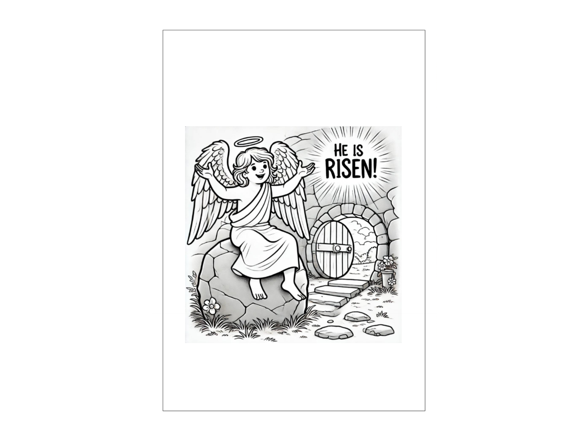 Easter Colouring Pages for Children, 6 Pages to Colour, - Journey with Jazzy