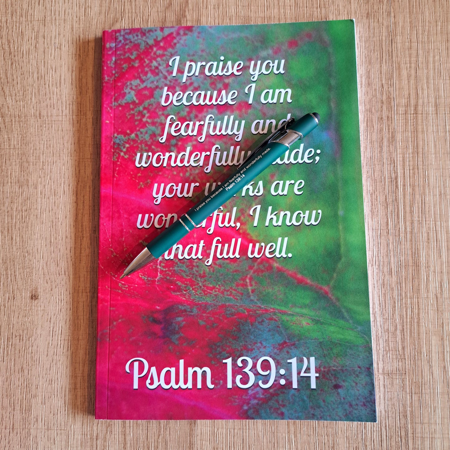Water Colour Bible Verse Notebook for Women - Journey with Jazzy