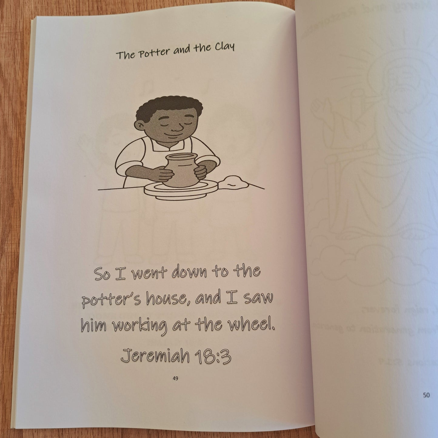 The Old Testament Colouring Book (A4) – 39 Illustrated Bible Verses for Kids & Adults - Journey with Jazzy