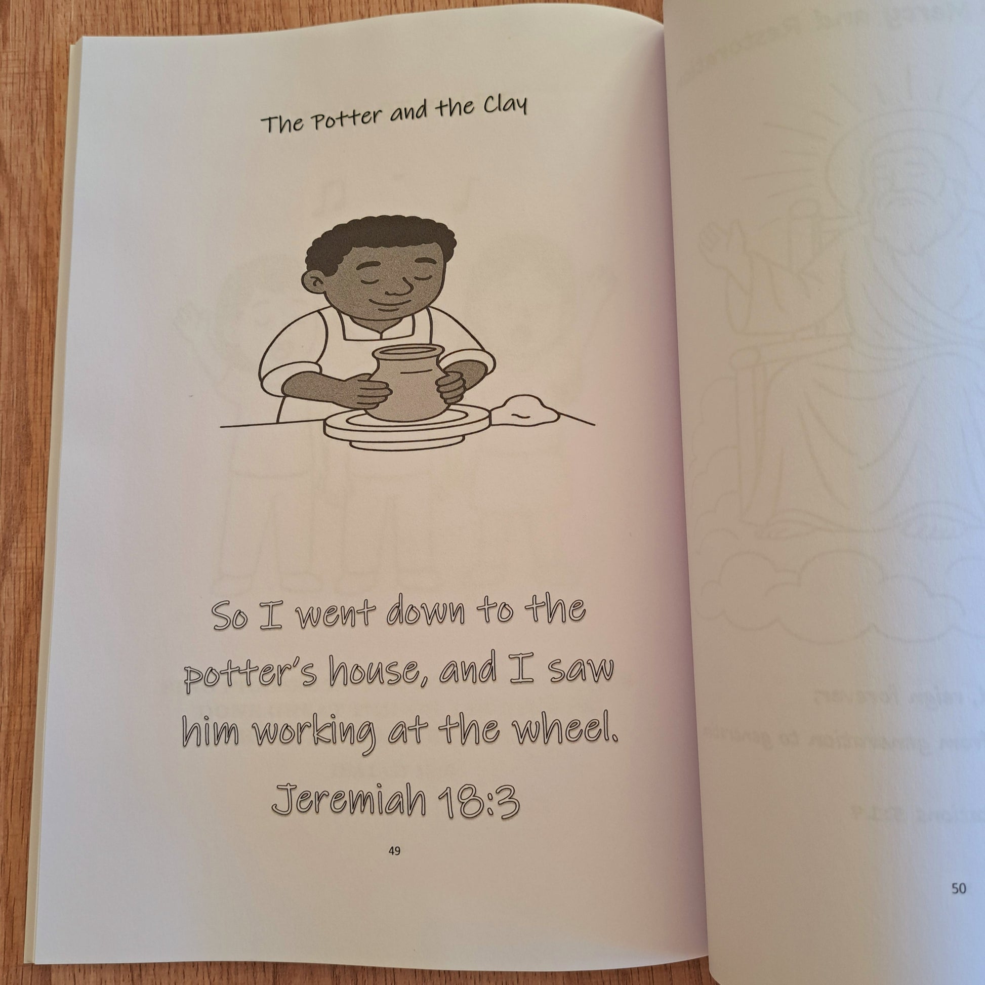 The Old Testament Colouring Book (A4) – 39 Illustrated Bible Verses for Kids & Adults - Journey with Jazzy