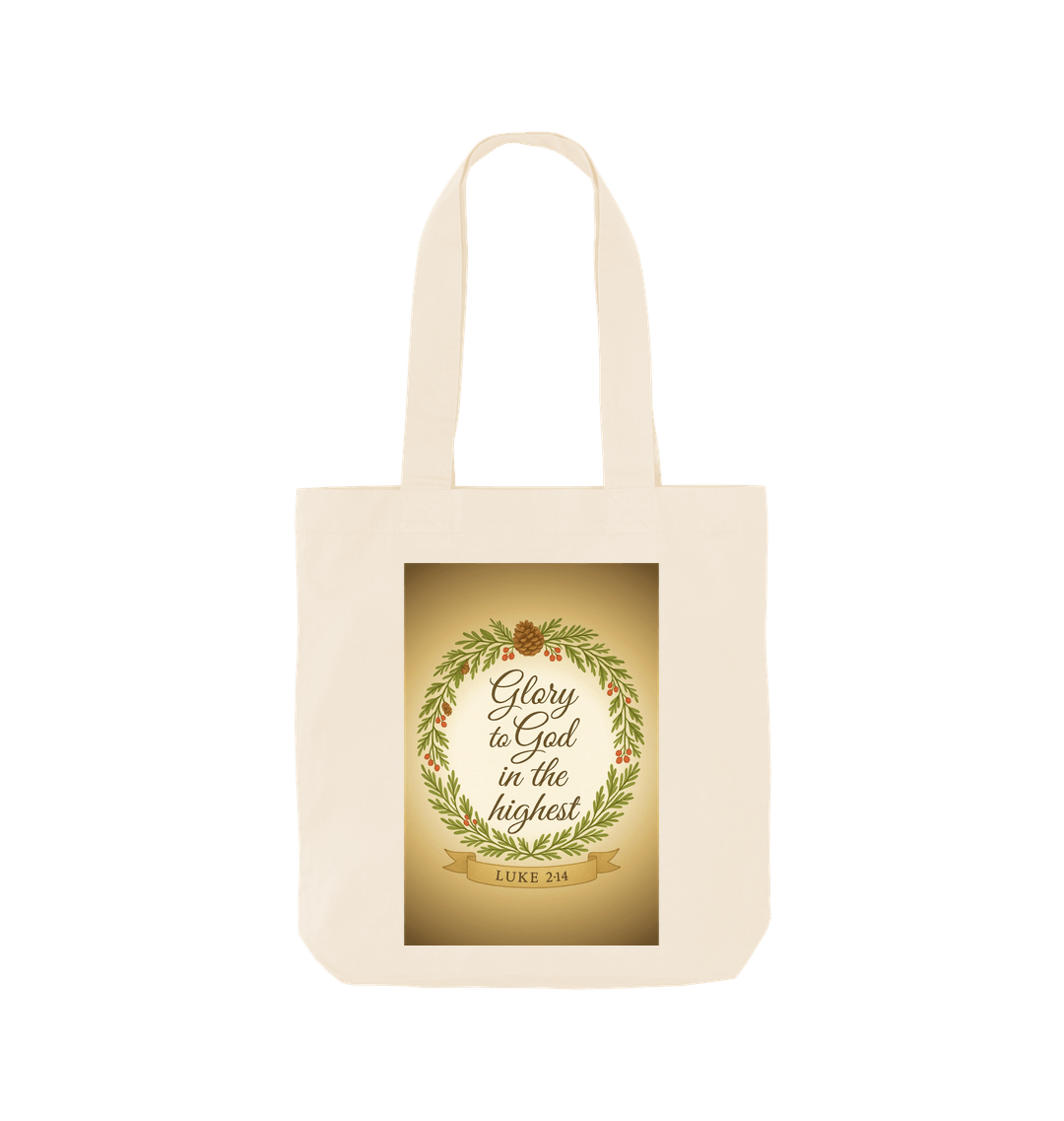Natural Printed Bag Front