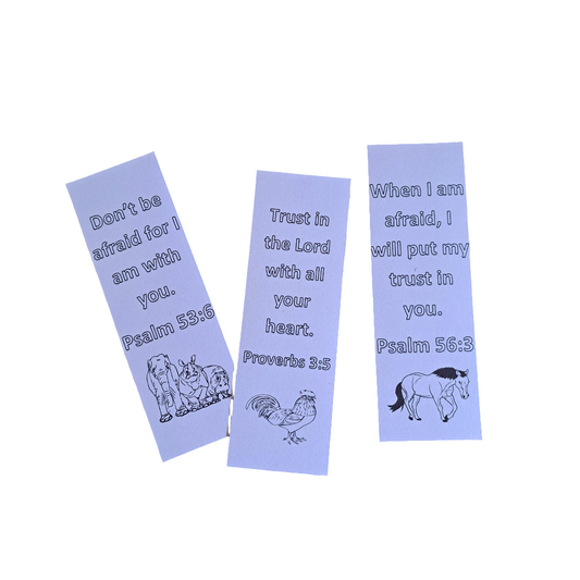 Inspirational Bible Verse Coloring Bookmarks for Kids – Set of 3 Printable Designs - Journey with Jazzy