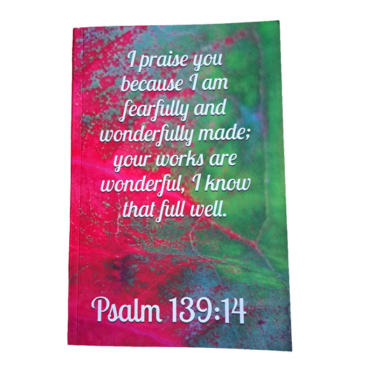 Water Colour Bible Verse Notebook for Women - Journey with Jazzy