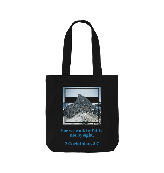 Black Printed Bag Front