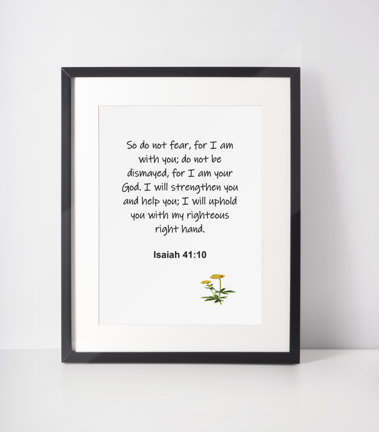 Scripture Poster - Isaiah 41:10