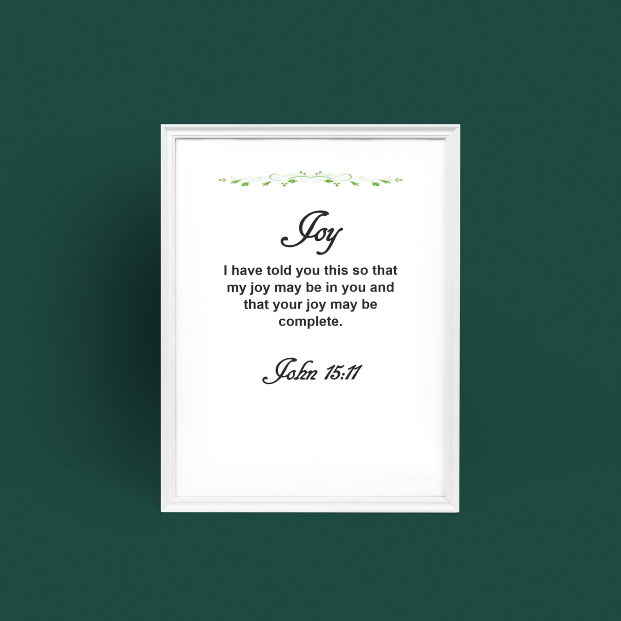 Bible Verse Set of 3 - Love, Joy, Peace, Wall Art - Journey with Jazzy